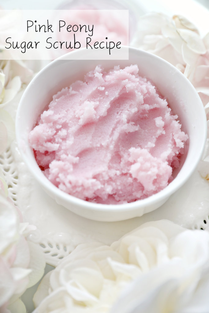 Pink Peony Sugar Scrub Recipe with Bramble Berry