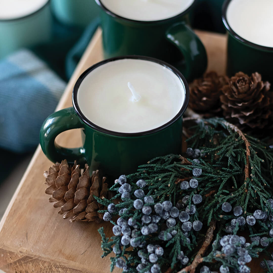Cozy Cabin Candle Mugs